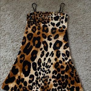 forever 21 bodycon cheetah print dress
